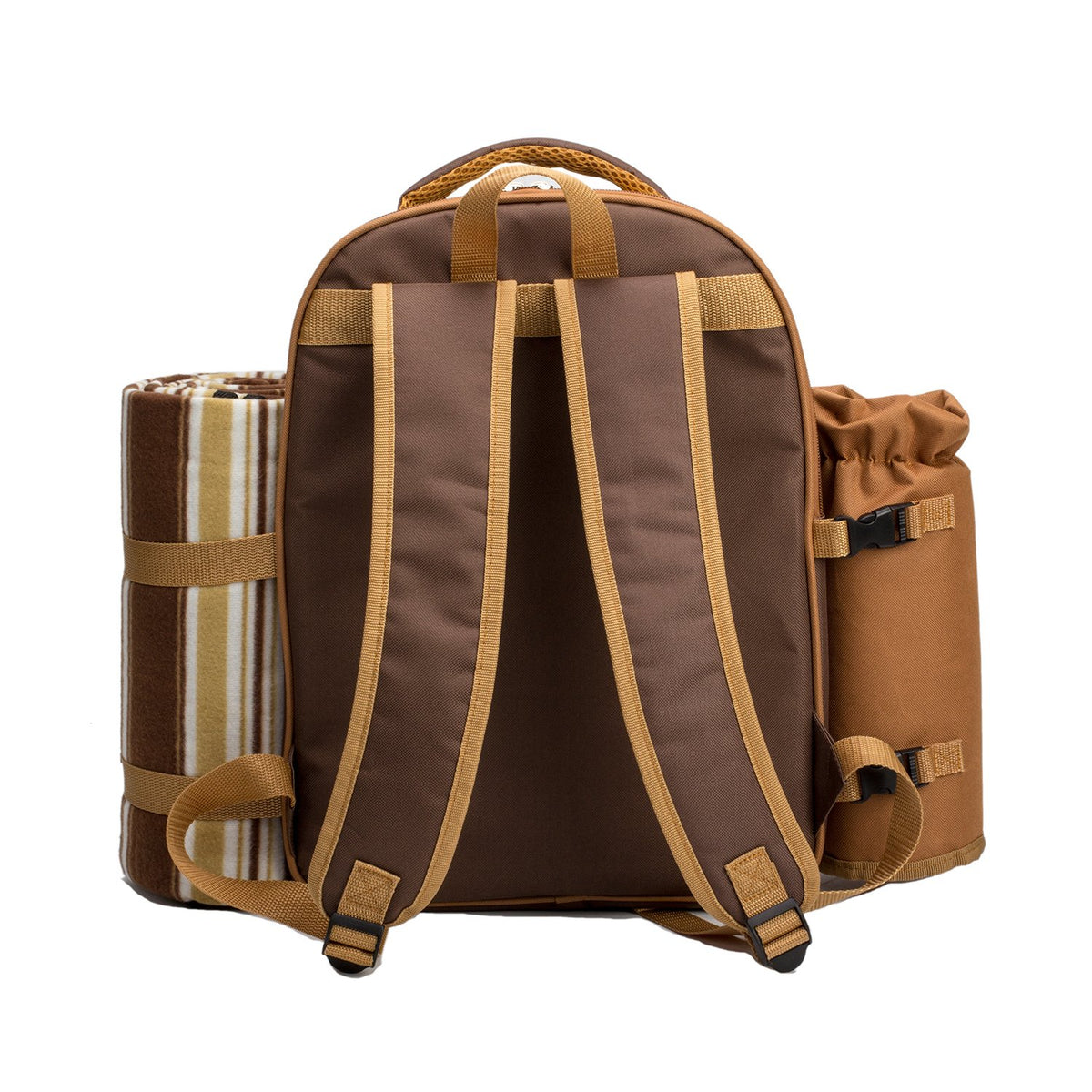 apollowalker-Picnic Backpack, 4-Person with Blanket & Wine, Family & Lovers Gift
